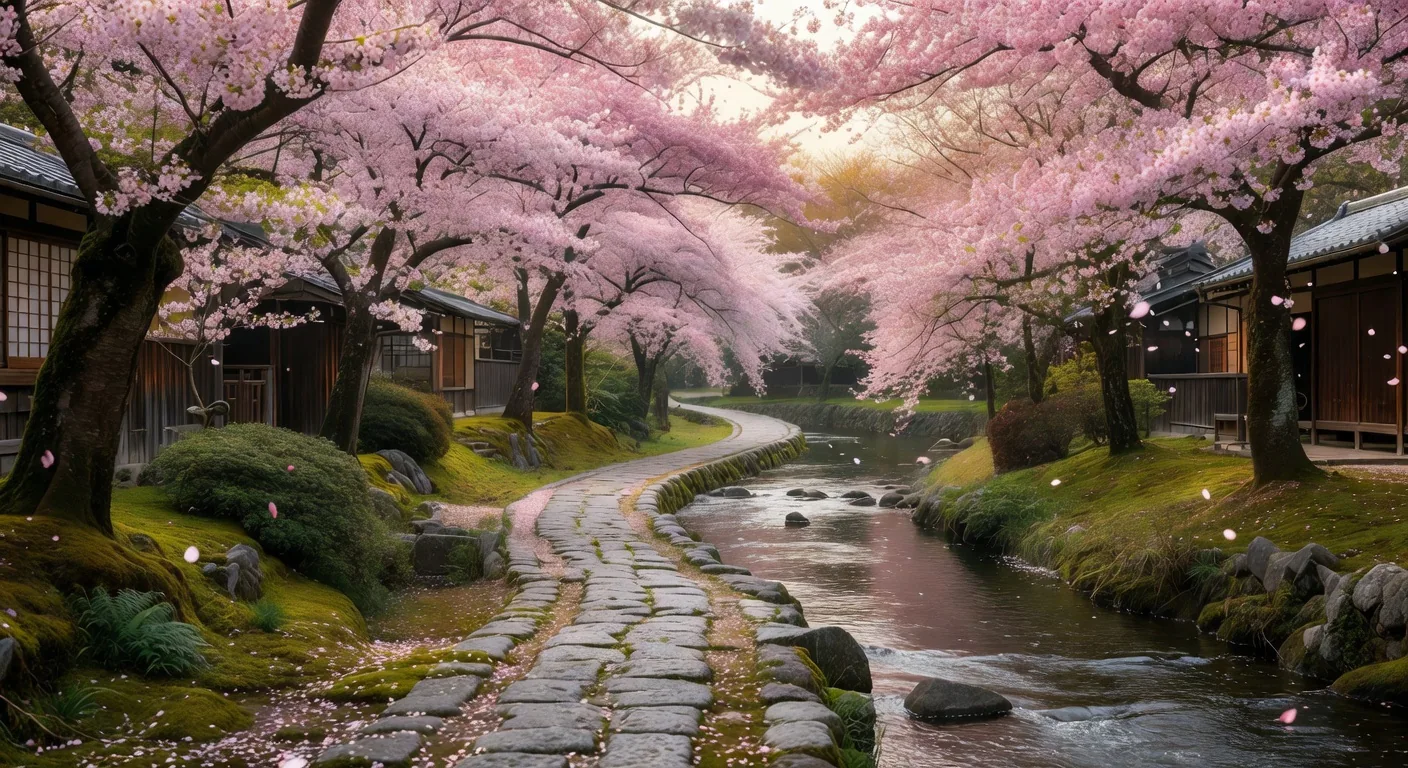 Philosopher's Path Cherry Blossoms